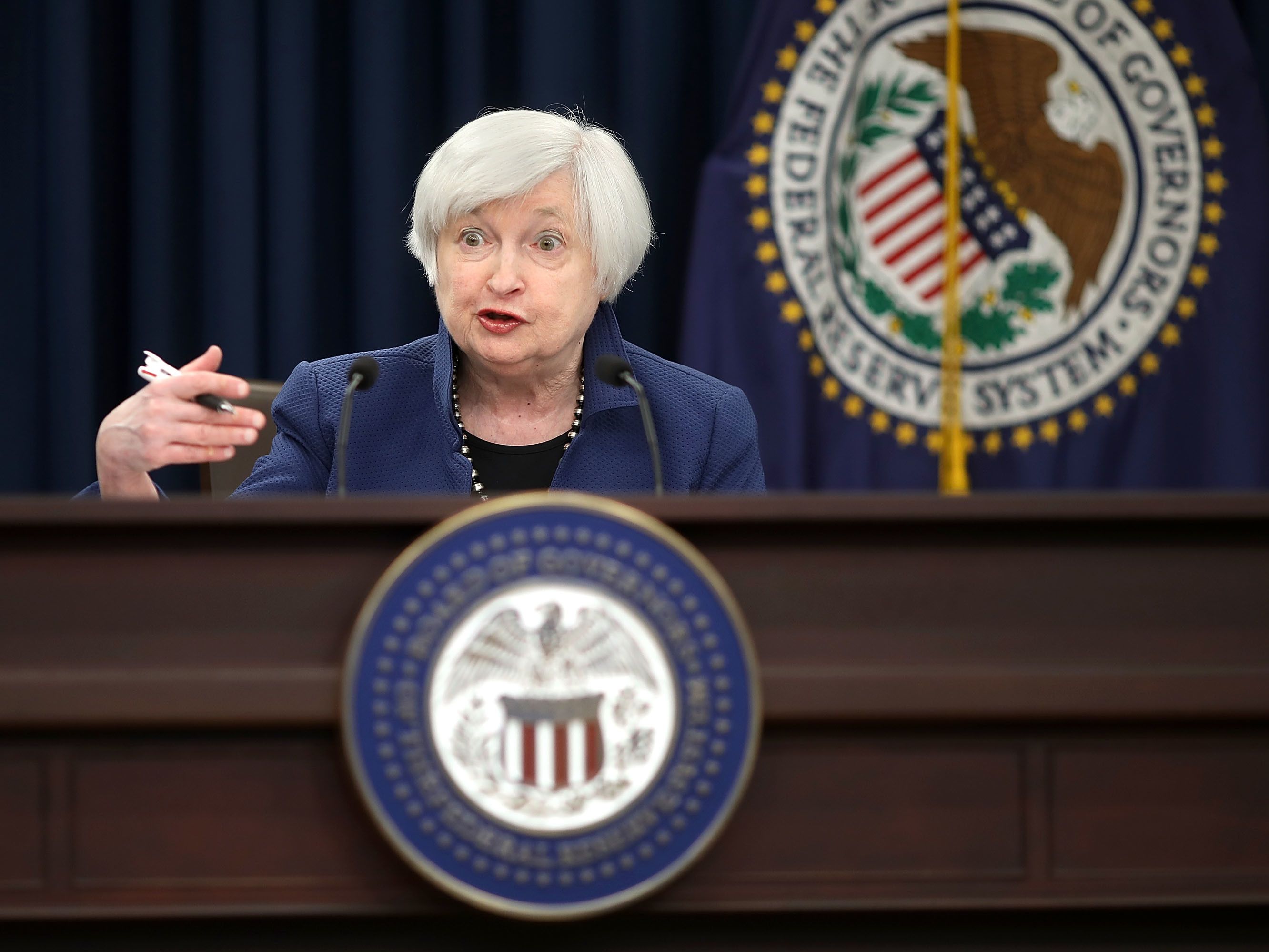 Fed Chair Janet Yellen on Monday submitted her resignation from the Federal Reserve Board. Earlier this month, President Trump named Jerome Powell to be the next Fed chair. (Getty Images)