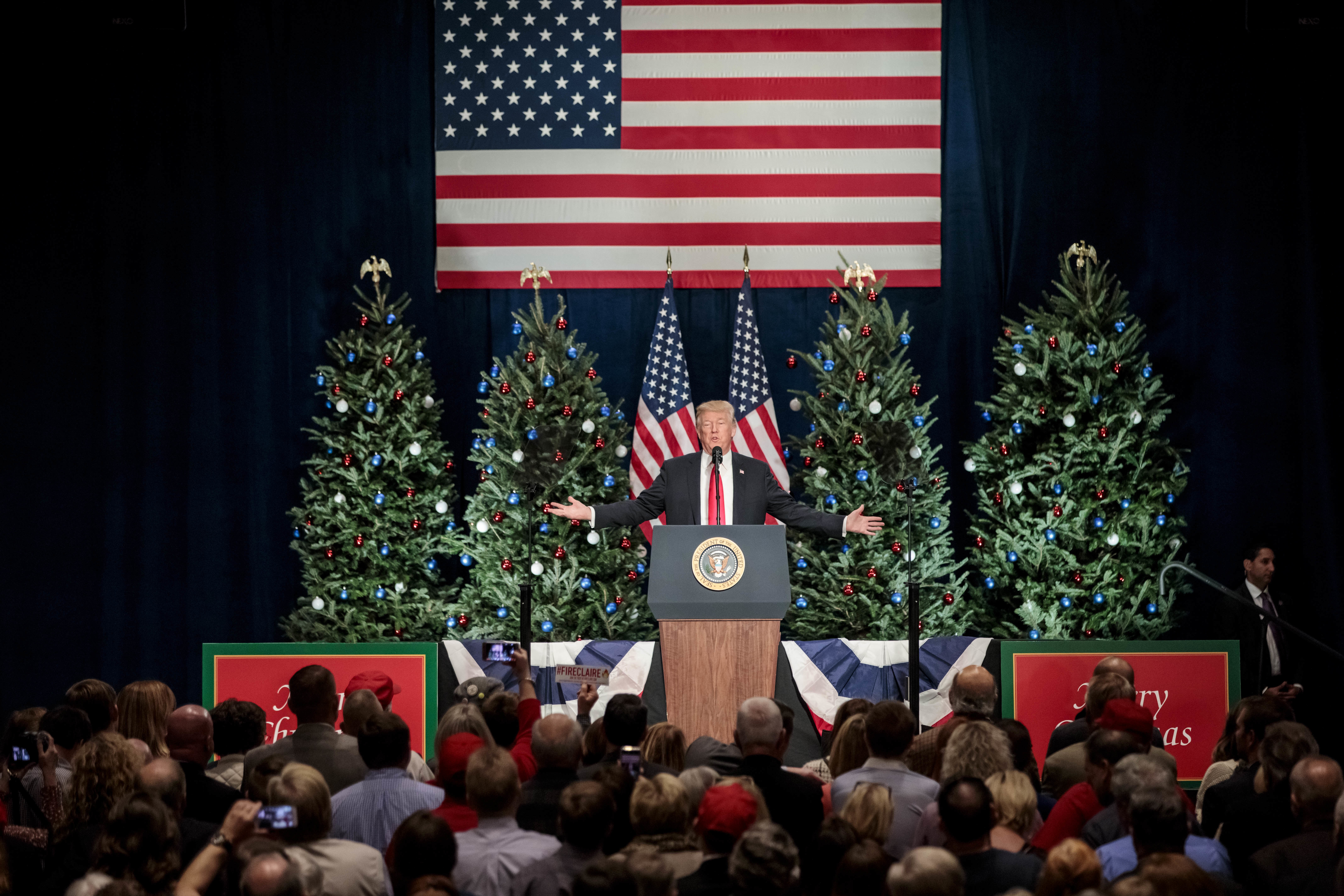 Potus Trump Christmas Address Youtube 2022 Fact Check: Trump's Pledge To Restore 'Merry Christmas' To The White House  : Npr