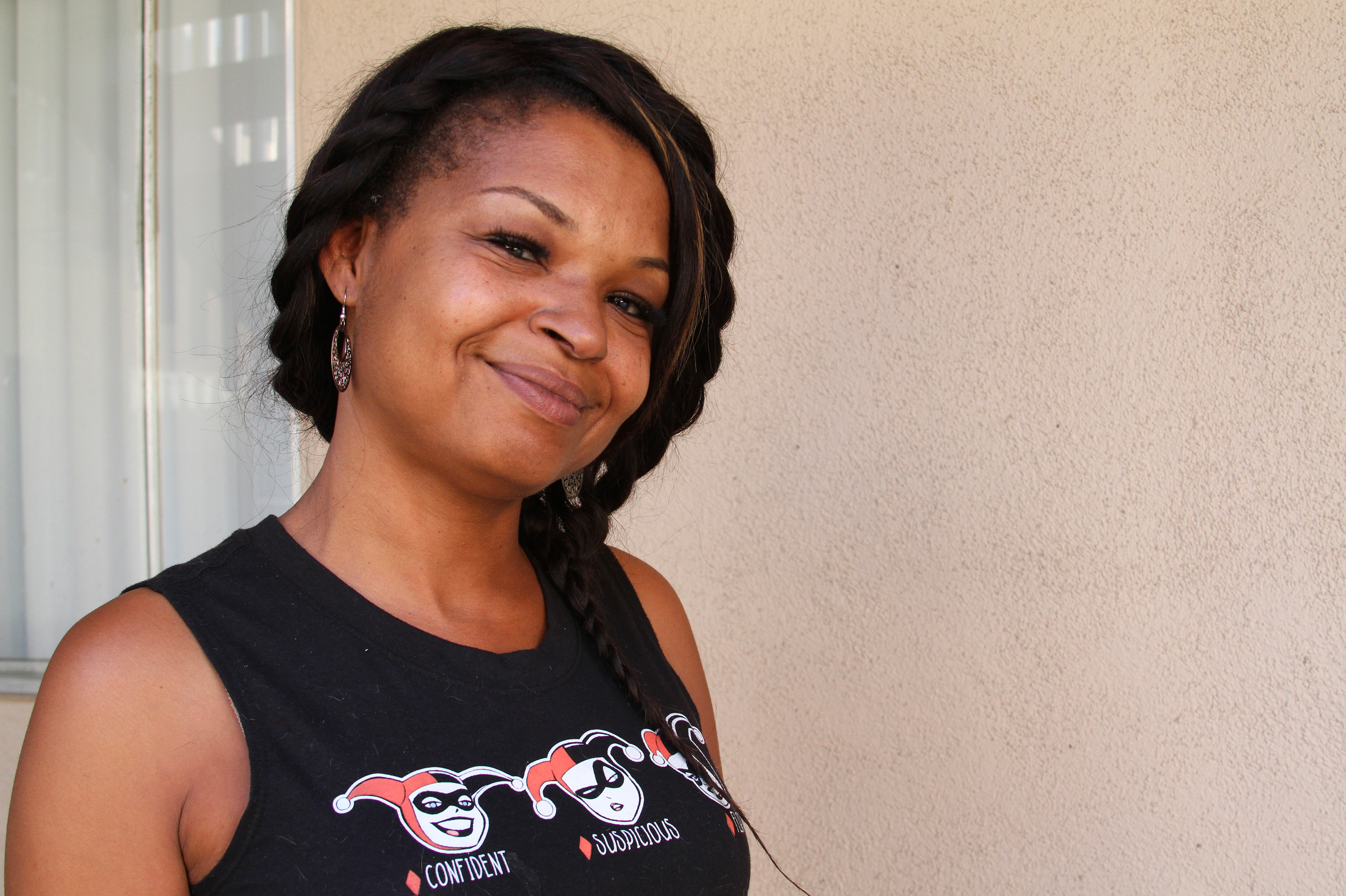 Chalfonte LeNee Queen of San Diego grappled with violent vomiting episodes for 17 years until she found out her illness was related to her marijuana use. (Pauline Bartolone/California Healthline)