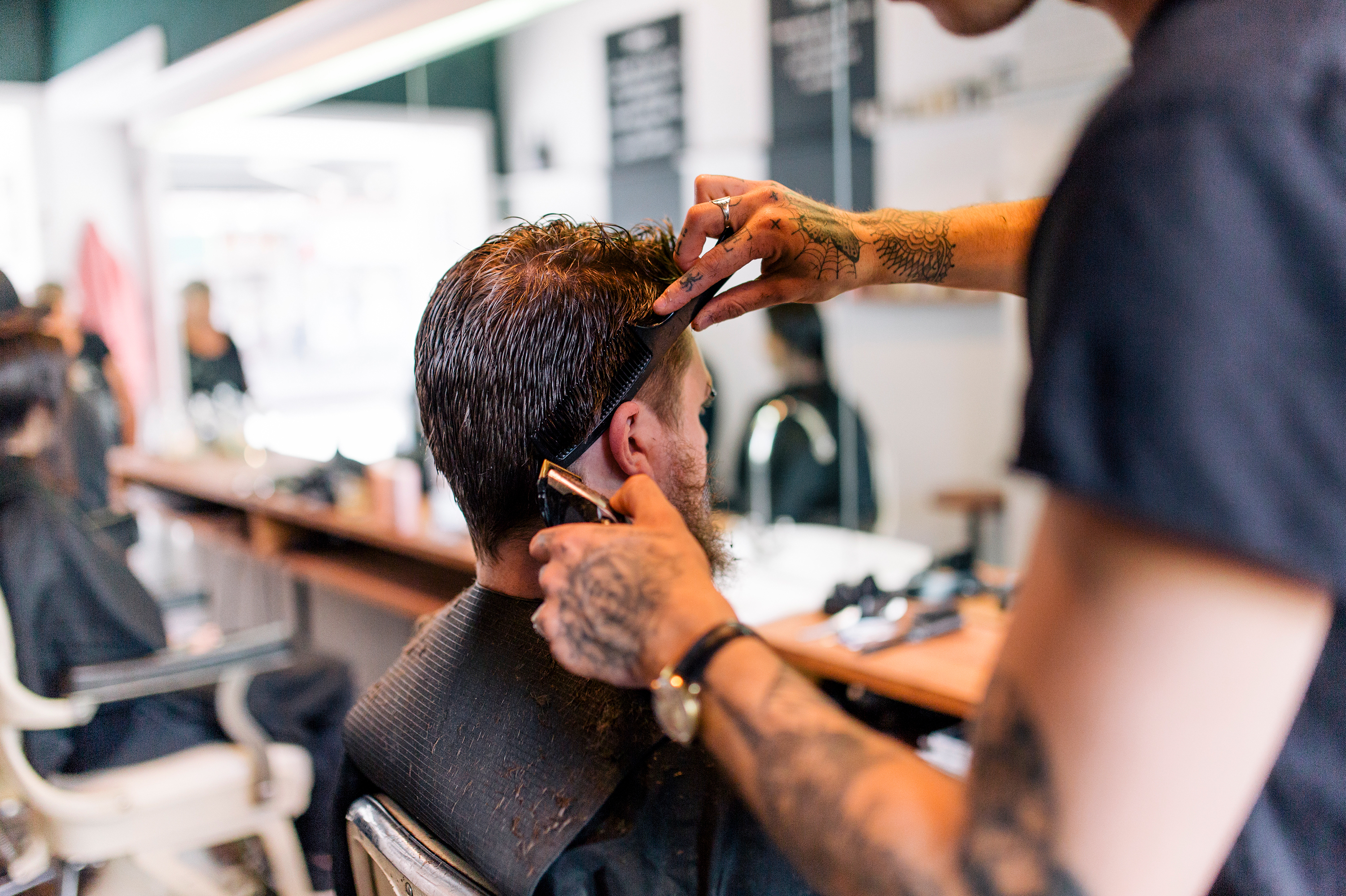 Hairdressers spend more time looking at the tops of heads than anyone else, so are well positioned to spot suspicious skin changes. (Getty Images)
