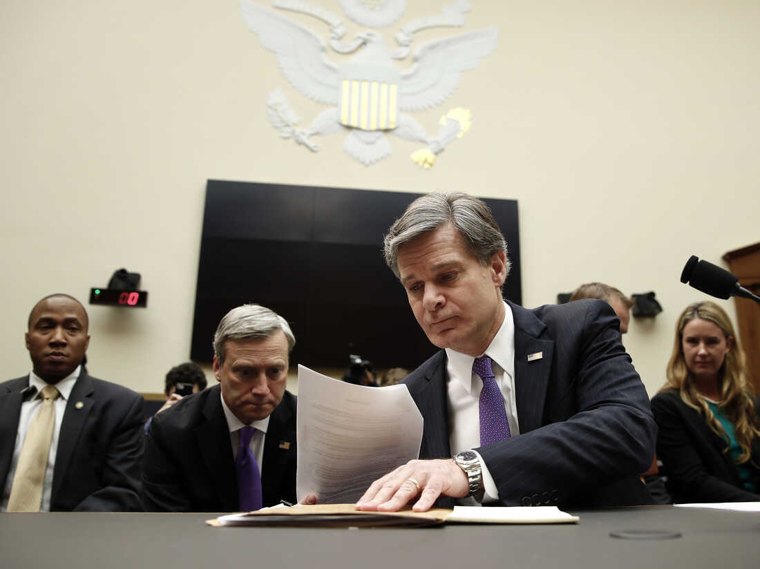 FBI Director Christopher Wray Testified Before Congress, Defending ...