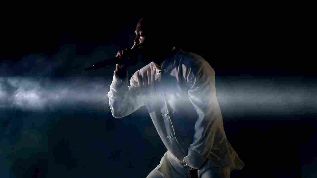 Kendrick Lamar performs at Coachella in Indio, Calif.