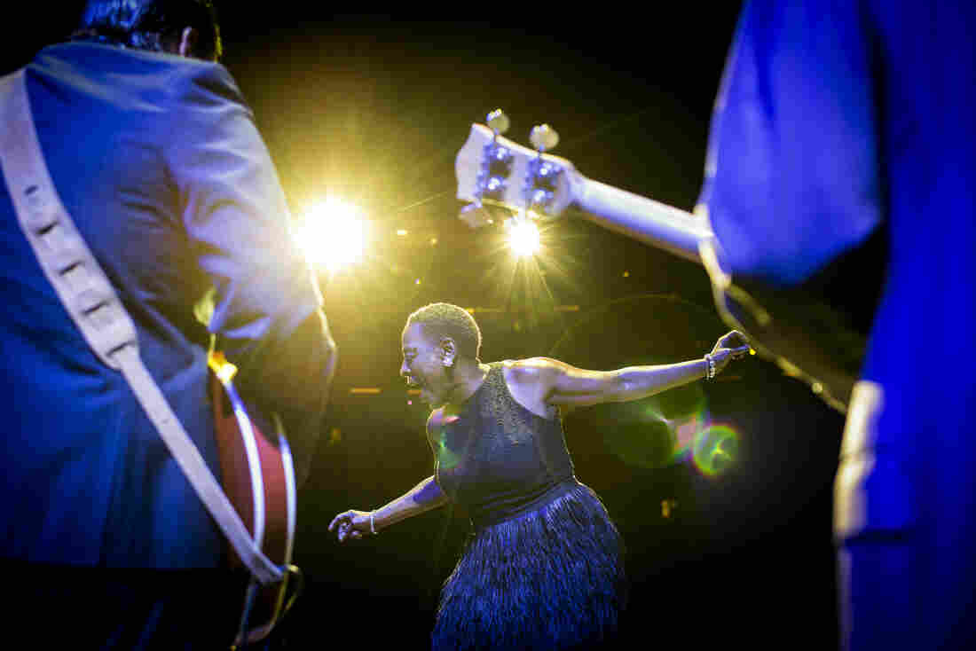 February 2016, Madison Square Garden - For me, one of the most interesting things to witness were those moments of transition on and off stage. Sharon went from being very focused and inward to fully present, switched on and ready to be with the audience.