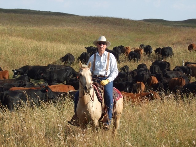James Dinklage, a cattle rancher from Nebraska, is one of the plaintiffs in a lawsuit filed Thursday. The suit accuses the USDA of &quot;arbitrary and capricious&quot; behavior in rolling back two Obama-era rules designed to protect small farmers, who say they are being exploited by the meatpacking companies they supply. (Courtesy Dinklage Family/Organization for Competitive Markets)