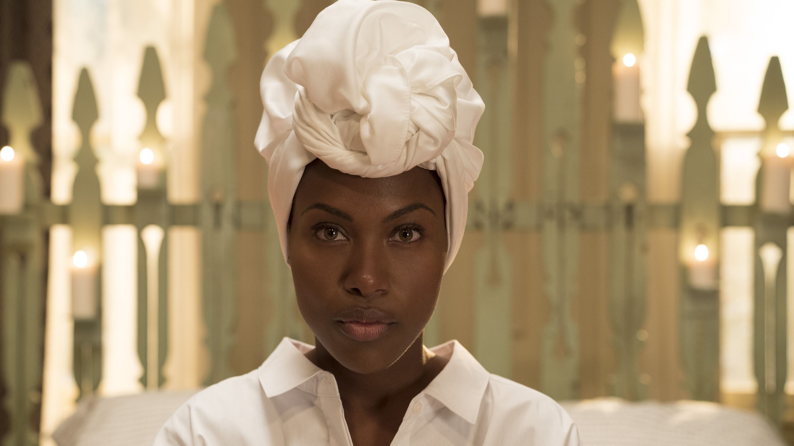 DeWanda Wise plays Nola, a self-described &quot;sex-positive, polyamorous, pansexual,&quot; in the Neflix series <em>She's Gotta Have It</em>. (Courtesy of Netflix)