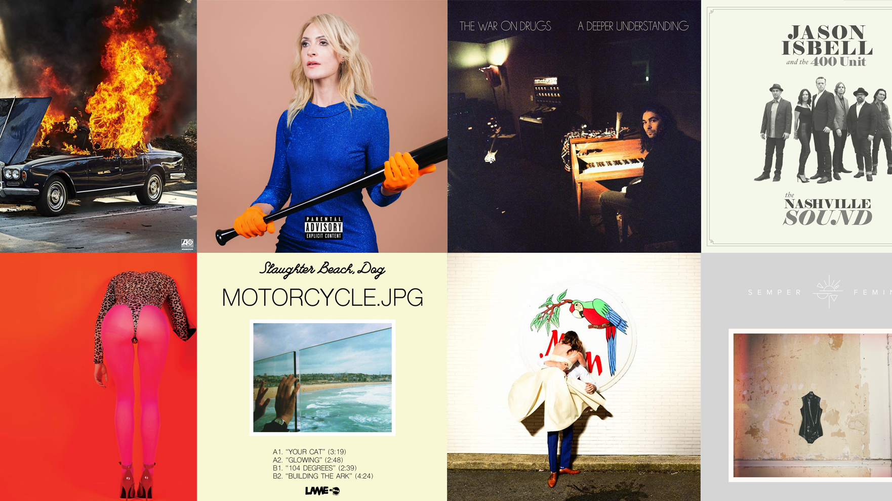 Some of the albums featured on World Cafe's Best of 2017 Playlist. (Courtesy of the artists)