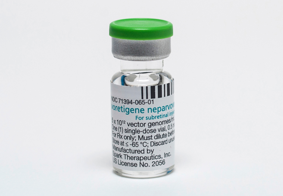 This Food and Drug Administration approved Luxturna, a gene therapy developed by Spark Therapeutics, to treat an inherited form of blindness. (Courtesy of Spark Therapeutics via AP)