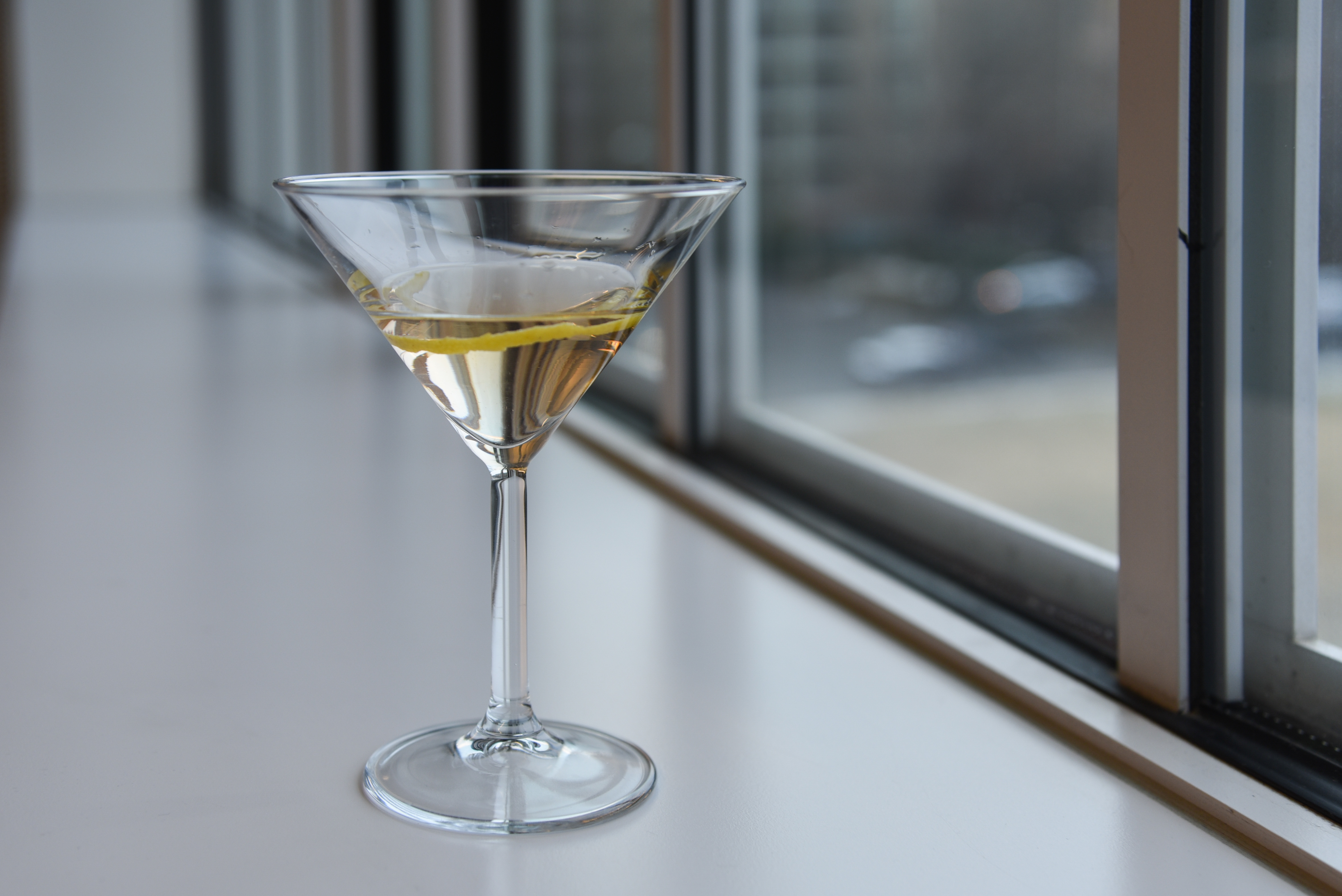 Radio Silence, a cocktail developed by Damon Boelte of the Grand Army Bar in Brooklyn to honor Robert Siegel. (NPR)