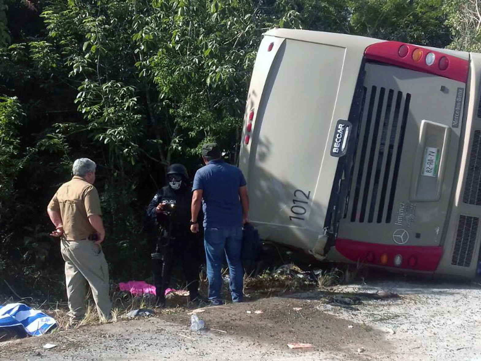 12 Dead After Crash Of Tourist Bus Headed For Mayan Ruins In Mexico