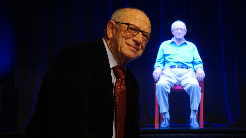 The Illinois Holocaust Museum and Education Center is using holograms to help visitors learn about the experiences of people during the Holocaust. (Ron Gould Studios/Courtesy of the Illinois Holocaust Museum)