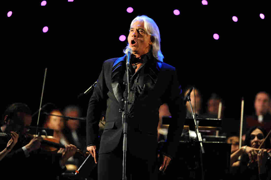 Russian baritone Dmitri Hvorostovsky performs during the Ohrid Summer Festival in Ohrid, Macedonia in 2013.