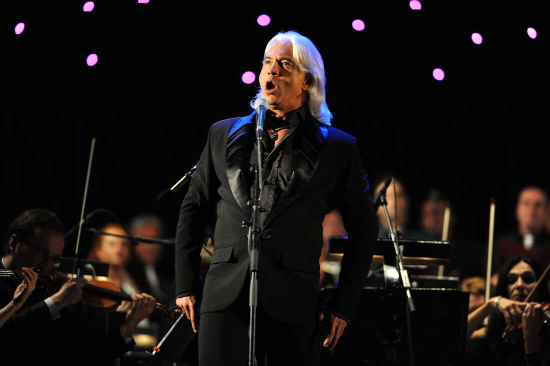 Russian baritone Dmitri Hvorostovsky performs during the Ohrid Summer Festival in Ohrid, Macedonia in 2013.