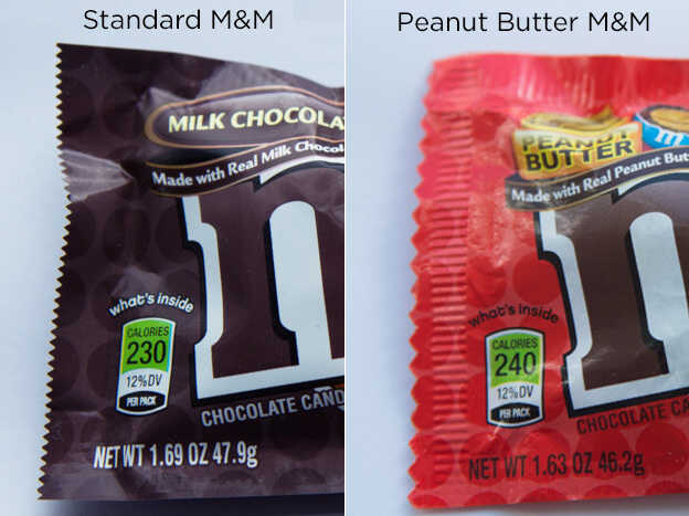 M&M's Peanut Butter Candy, 1.63-Ounce Bags (Pack of 12)