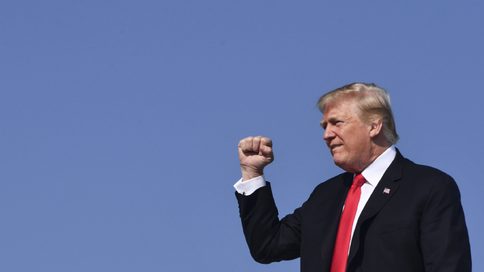 On the domestic front in 2018, President Trump is expected to focus on immigration, infrastructure, welfare and health care. (Nicholas Kamm/AFP/Getty Images)