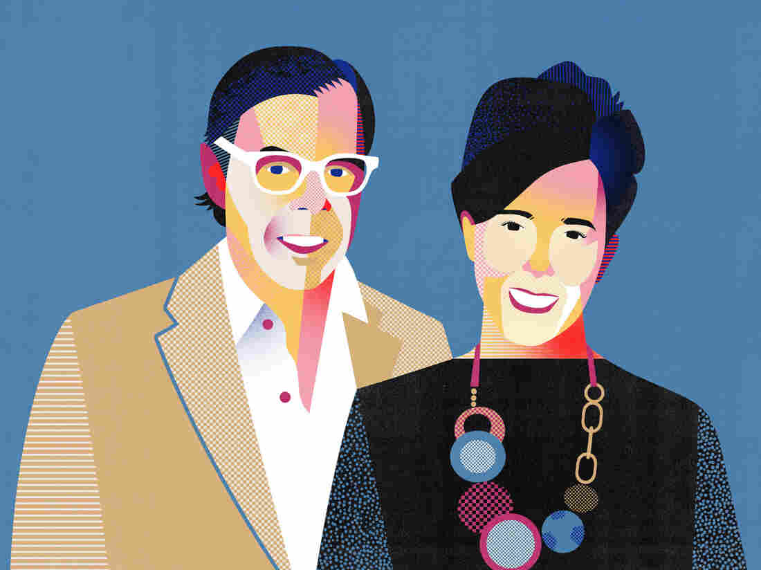 Kate & Andy Spade, founders of Kate Spade.