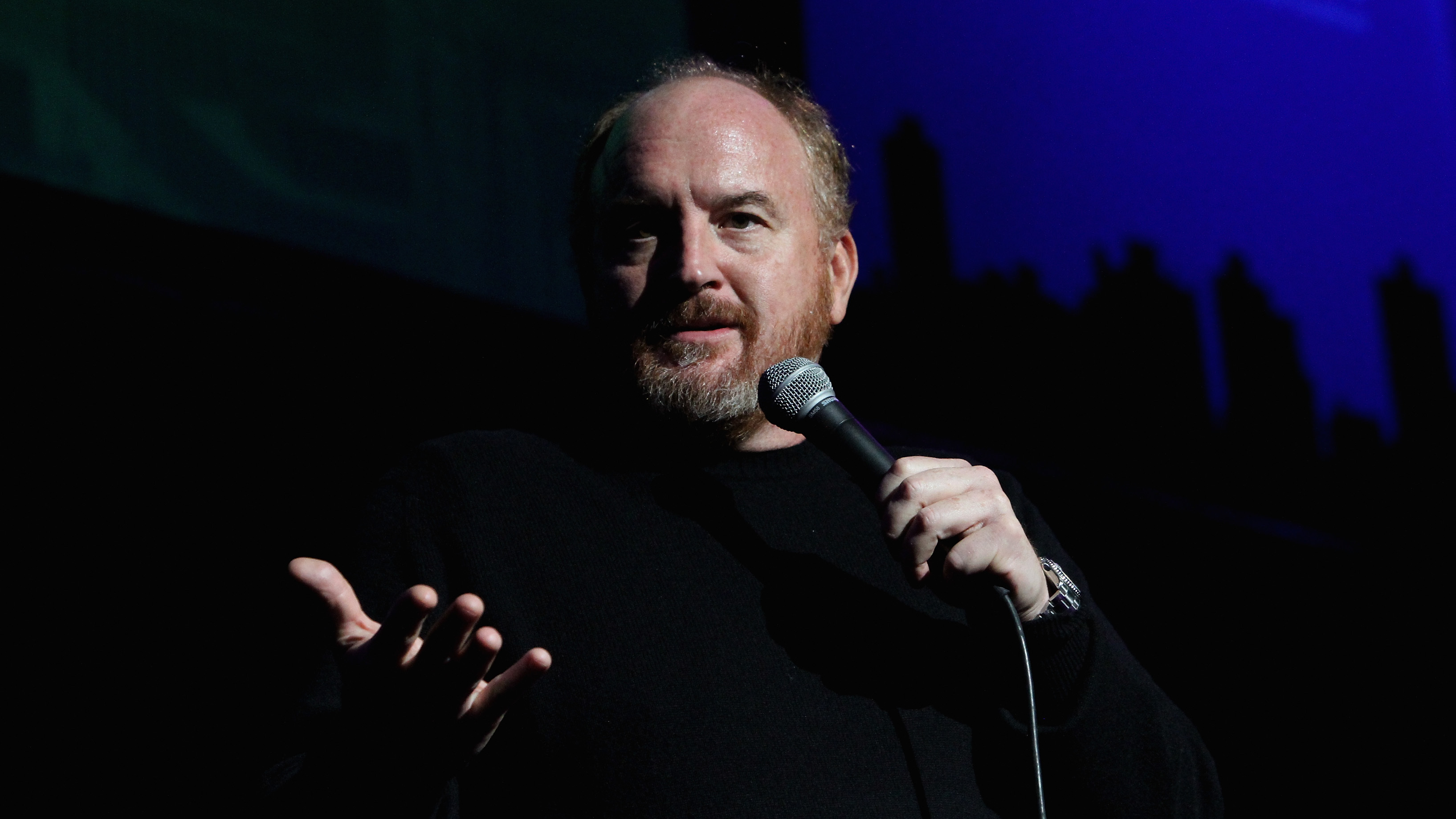 Comedian Louis C.K. performs in New York on Nov. 5, 2014. C.K. has admitted to masturbating in front of women without their consent. (Getty Images for New York Comedy Festival)