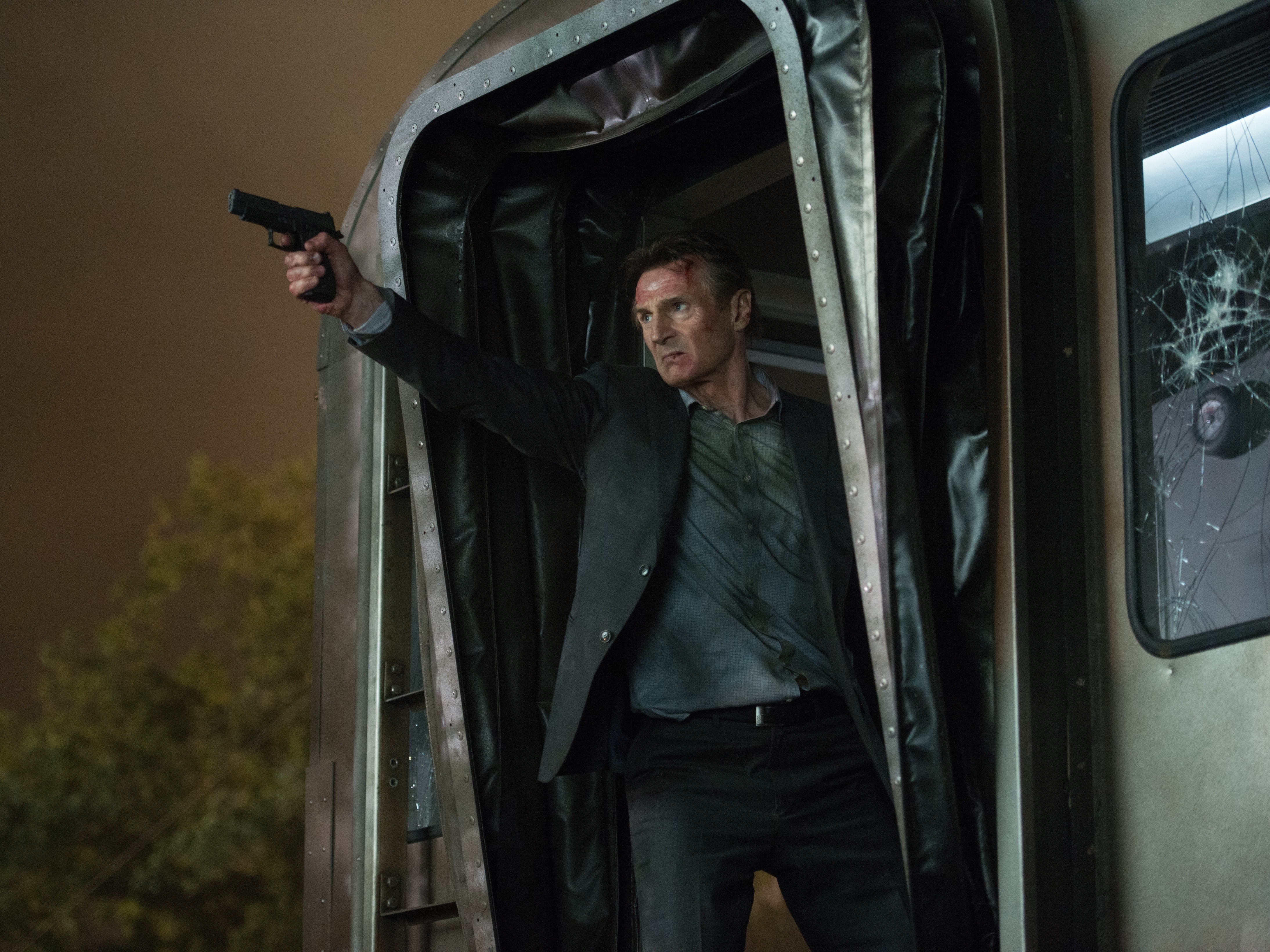 Liam Neeson has a very particular set of train timetables in The Commuter. Jay Maidment
Lionsgate