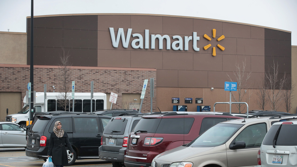Customers shop at a Walmart store in January 2017 in Skokie, Ill. (Scott Olson/Getty Images)