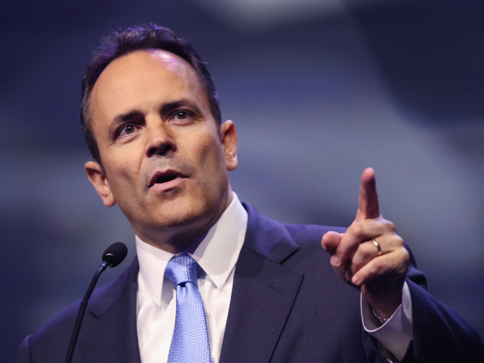 Kentucky Gov. Matt Bevin, R-Ky., has said he thinks that Medicaid recipients should have "skin in the game." (Scott Olson/Getty Images)