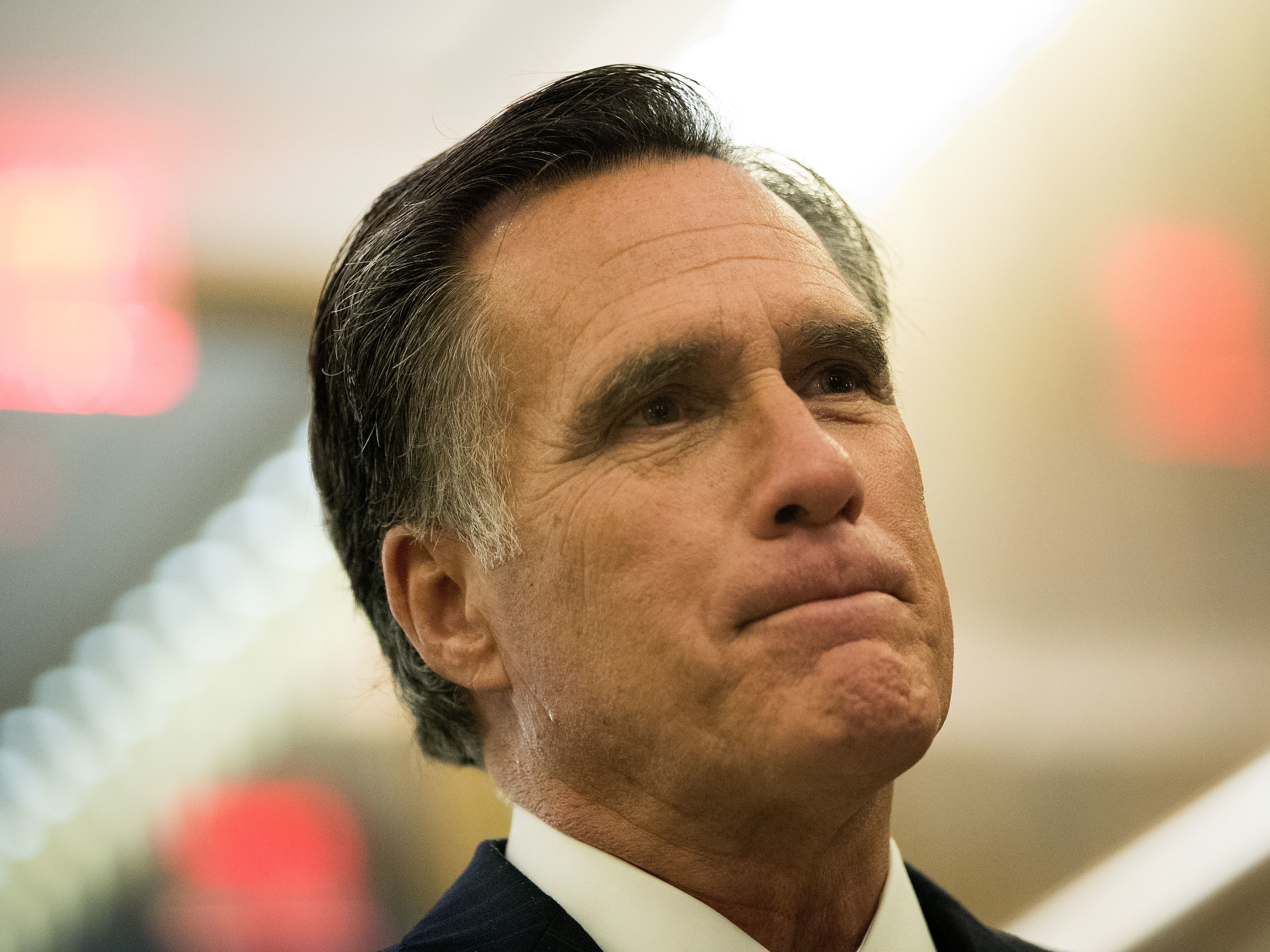 Mitt Romney's Twitter feed had been hinting at a possible run, changing his location from Massachusetts to Utah and teasing an announcement two weeks ago. (Getty Images)