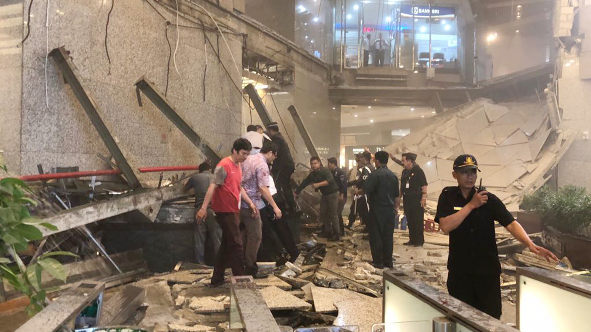 Jakarta stock exchange tower evacuated after floor collapses