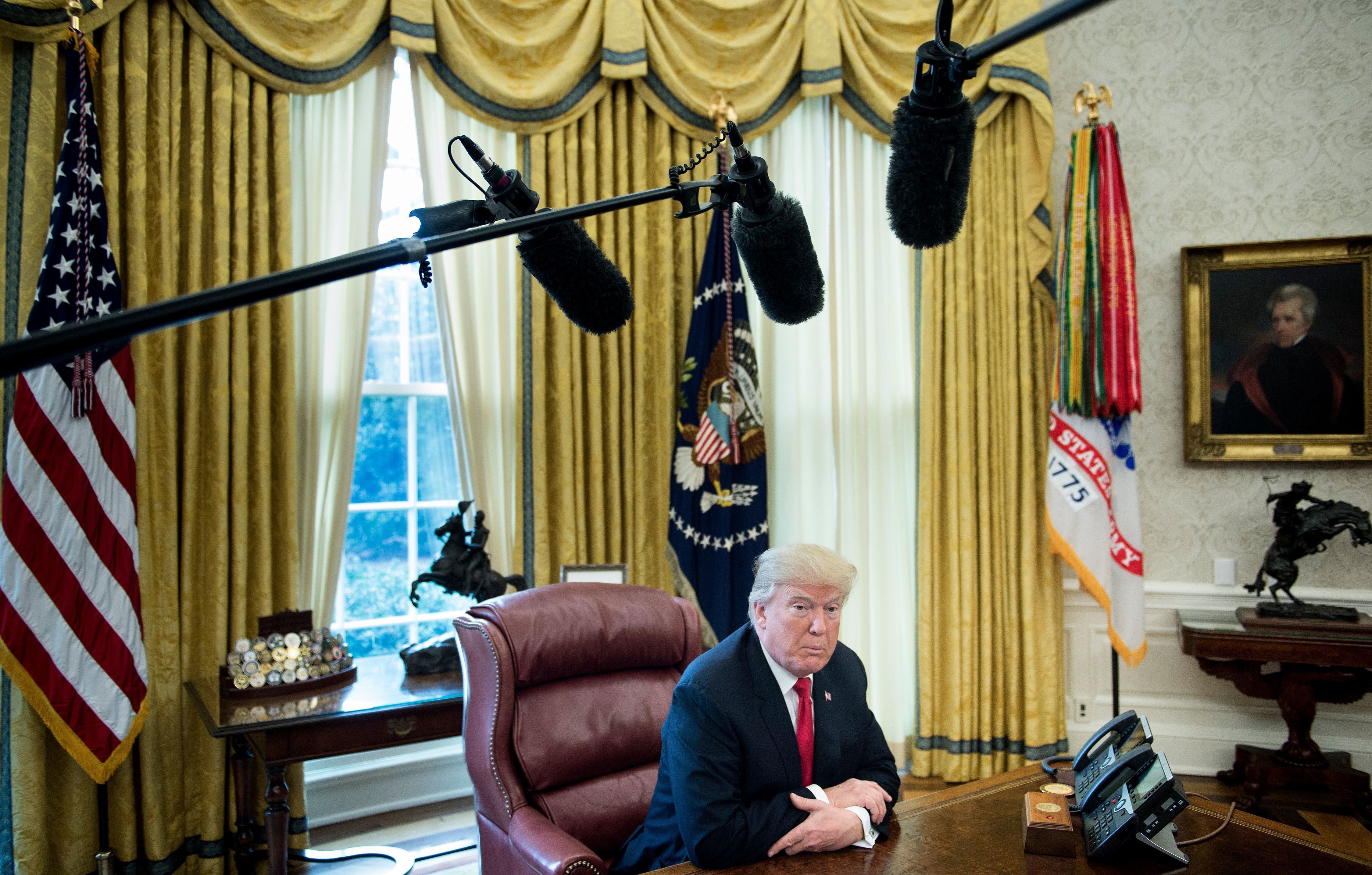Among the promises President Trump has kept during his first year in office is passing a tax bill, which he signed in December. (AFP/Getty Images)