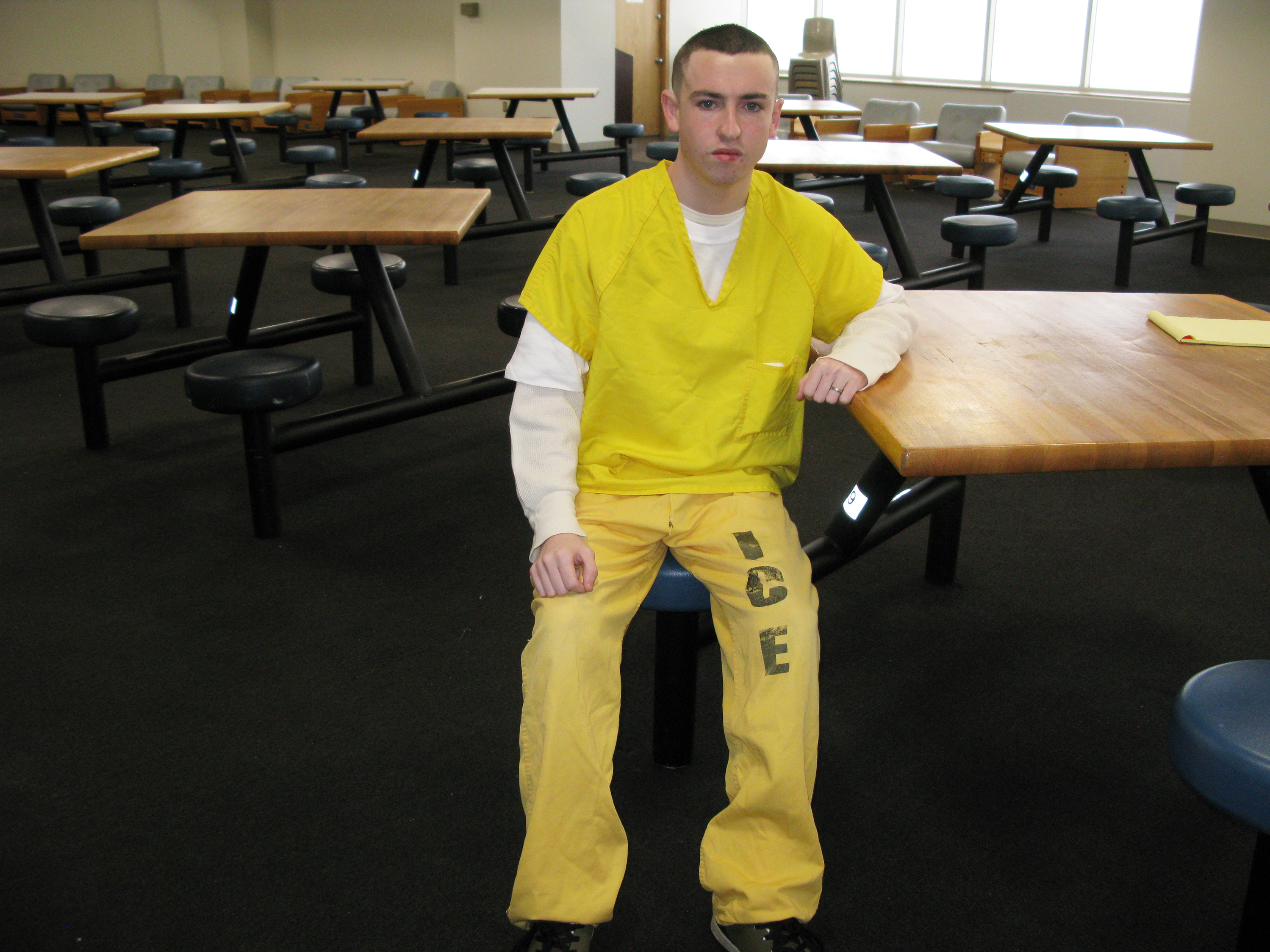Dylan O'Riordan, 19, has been detained by Immigration and Customs Enforcement for four months and is scheduled to be put on a plane to Dublin later this week. (NPR)