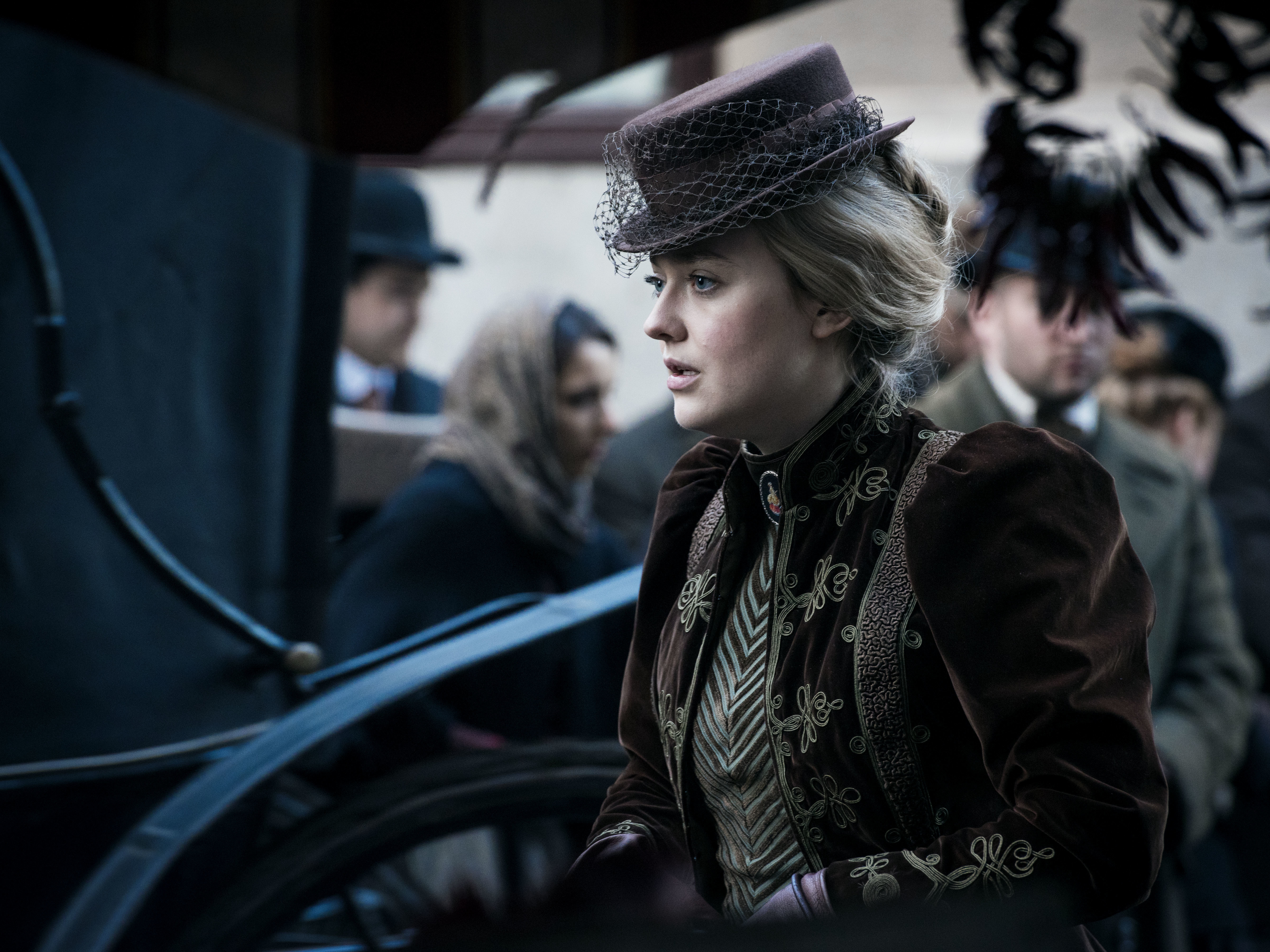 Dakota Fanning as Ms. Sara Howard in <em>The Alienist</em>. (Turner)