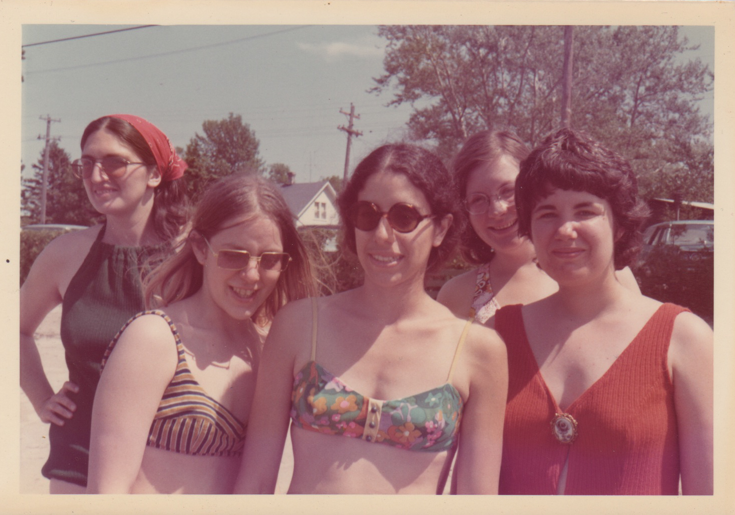 Formed in 1965, Jane was an underground network in Chicago that counseled and helped women who wanted to have abortions. (From left) Martha Scott, Jeanne Galatzer-Levy, Abby Parisers, Sheila Smith and Madeline Schwenk were among the seven members of Jane arrested in 1972. (Courtesy of Martha Scott)