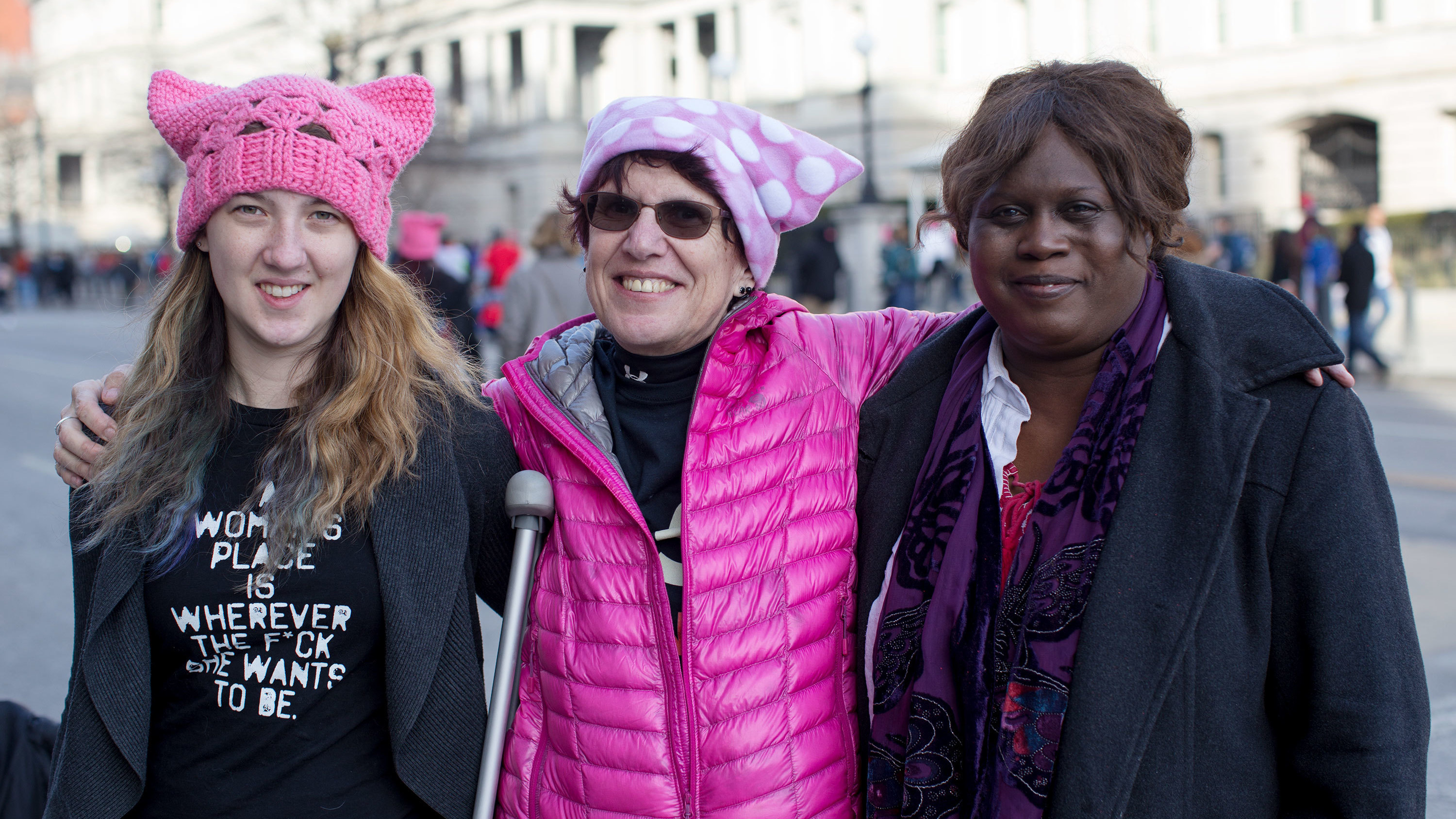 Women's March On Washington: 'We Are A Part Of America, So We Need To Be Out Here'