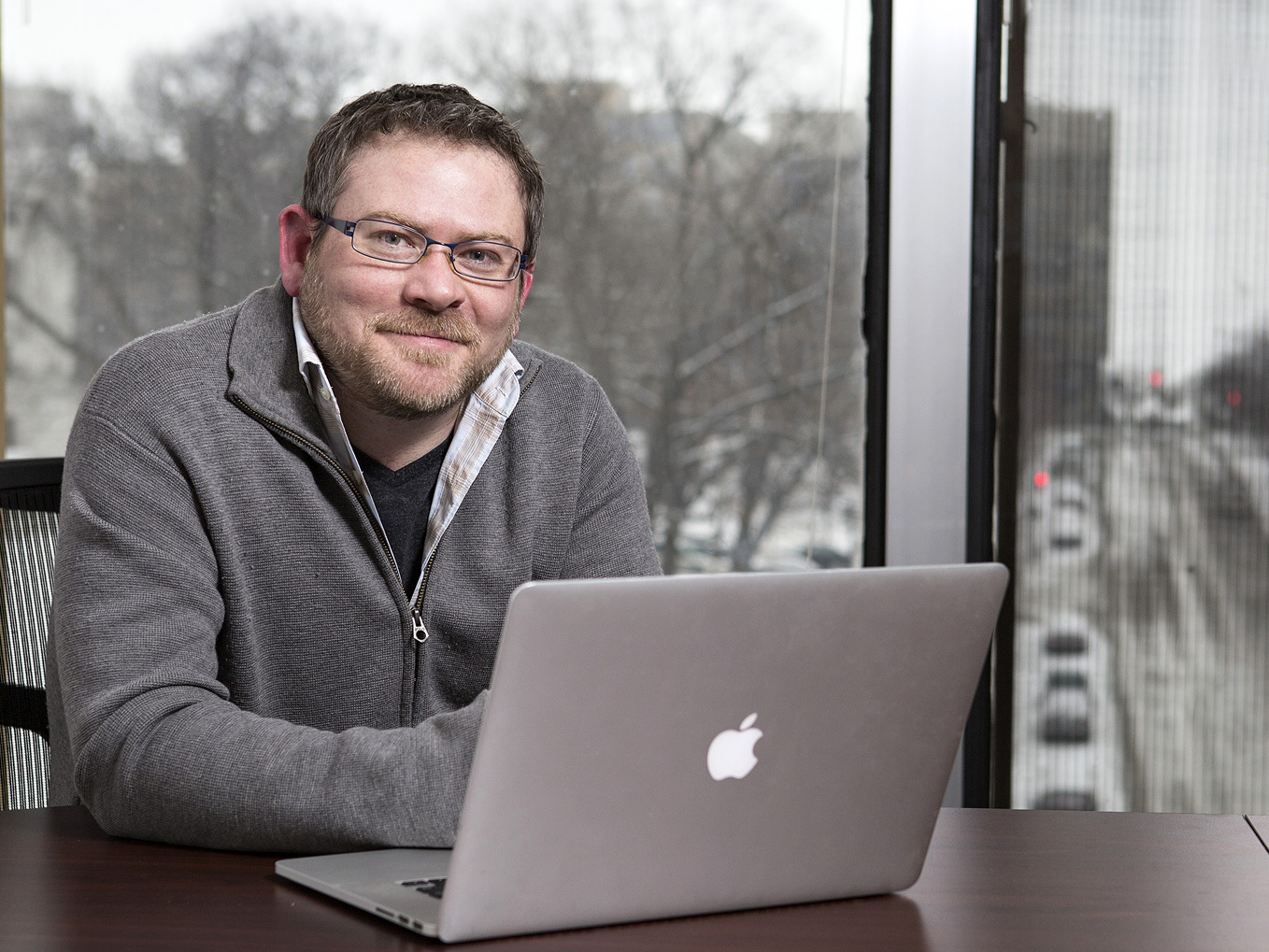 &quot;We really don't have much of a social safety net, and that's terrifying,&quot; says Matt Nelson, a freelance Web developer in Madison, Wis. (Noah Willman)