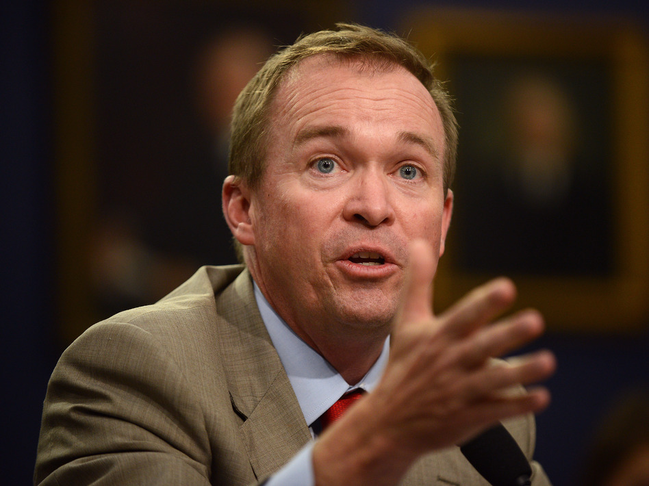 Mick Mulvaney, a former Republican lawmaker and current White House budget chief, was also picked as interim head of the Consumer Financial Protection Bureau. (Astrid Riecken/Getty Images)