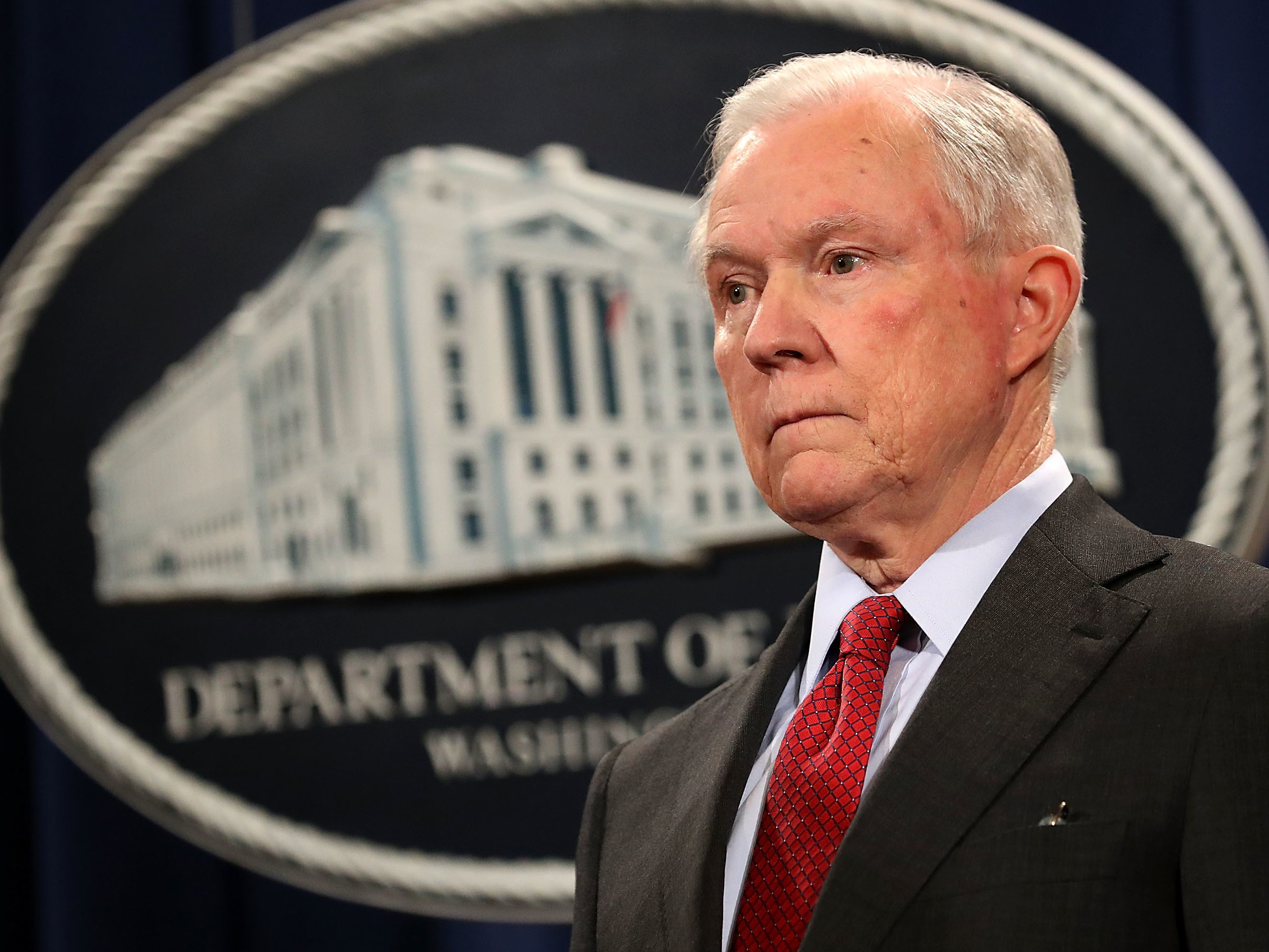 Attorney General Jeff Sessions gave an interview to Justice Department special counsel Robert Mueller's investigators last week, a spokesman confirmed. (Getty Images)