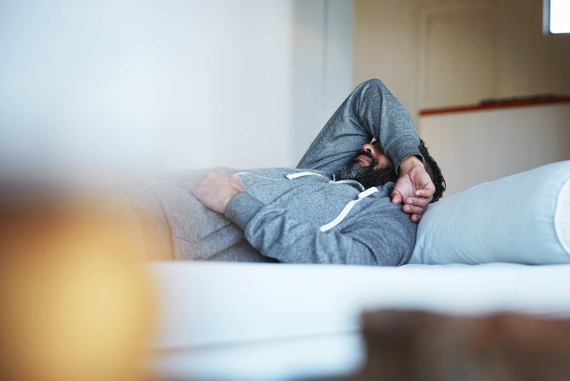 The body's under a lot of stress during a bout of flu, doctors say. Inflammation is up and oxygen levels and blood pressure can drop. These changes can lead to an increased risk of forming blood clots in the vessels that serve the heart. (Getty Images)