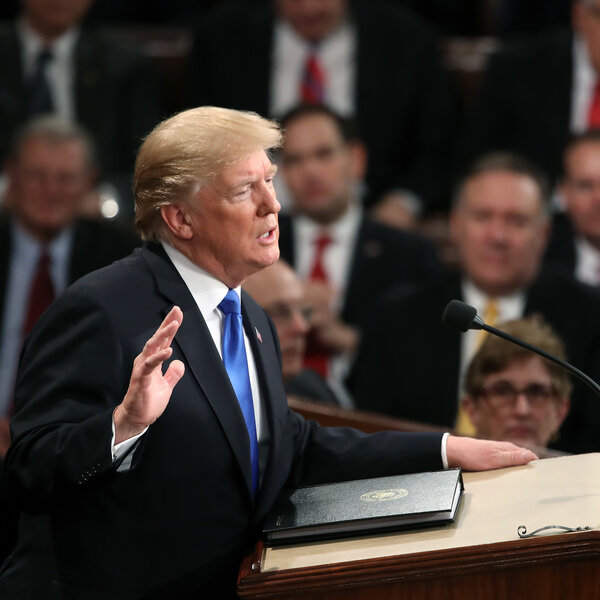 Trump: 'The State Of Our Union Is Strong Because Our People Are Strong'