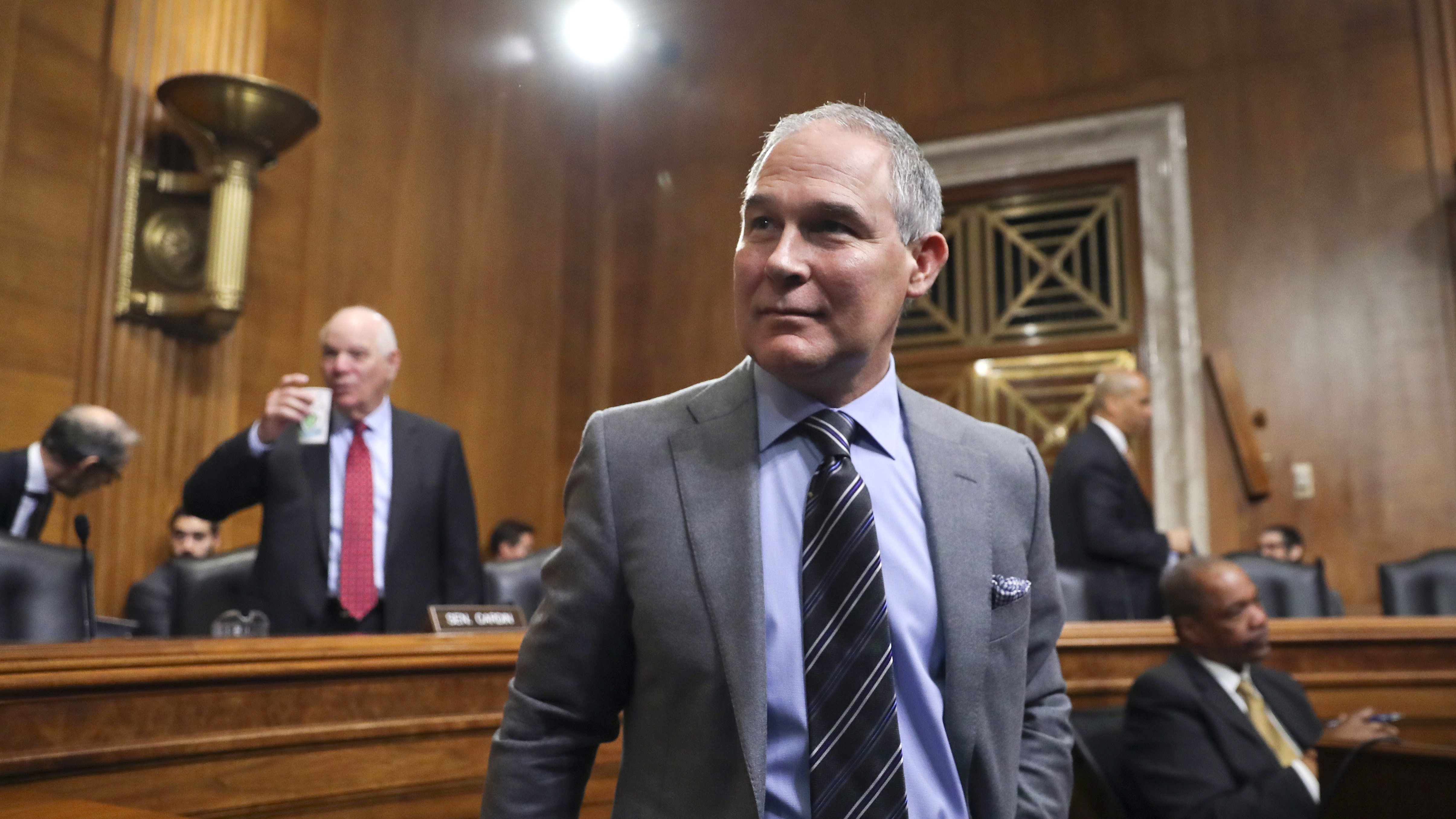 Environmental Protection Agency Administrator Scott Pruitt told the Senate Environment Committee he did not remember comments he made in 2016 about then-candidate Donald Trump.