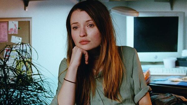 Naomi (Emily Browning) plays an assistant living in Brooklyn in Golden Exits, a film exploring the disappointments and desires of both the young and the old.
