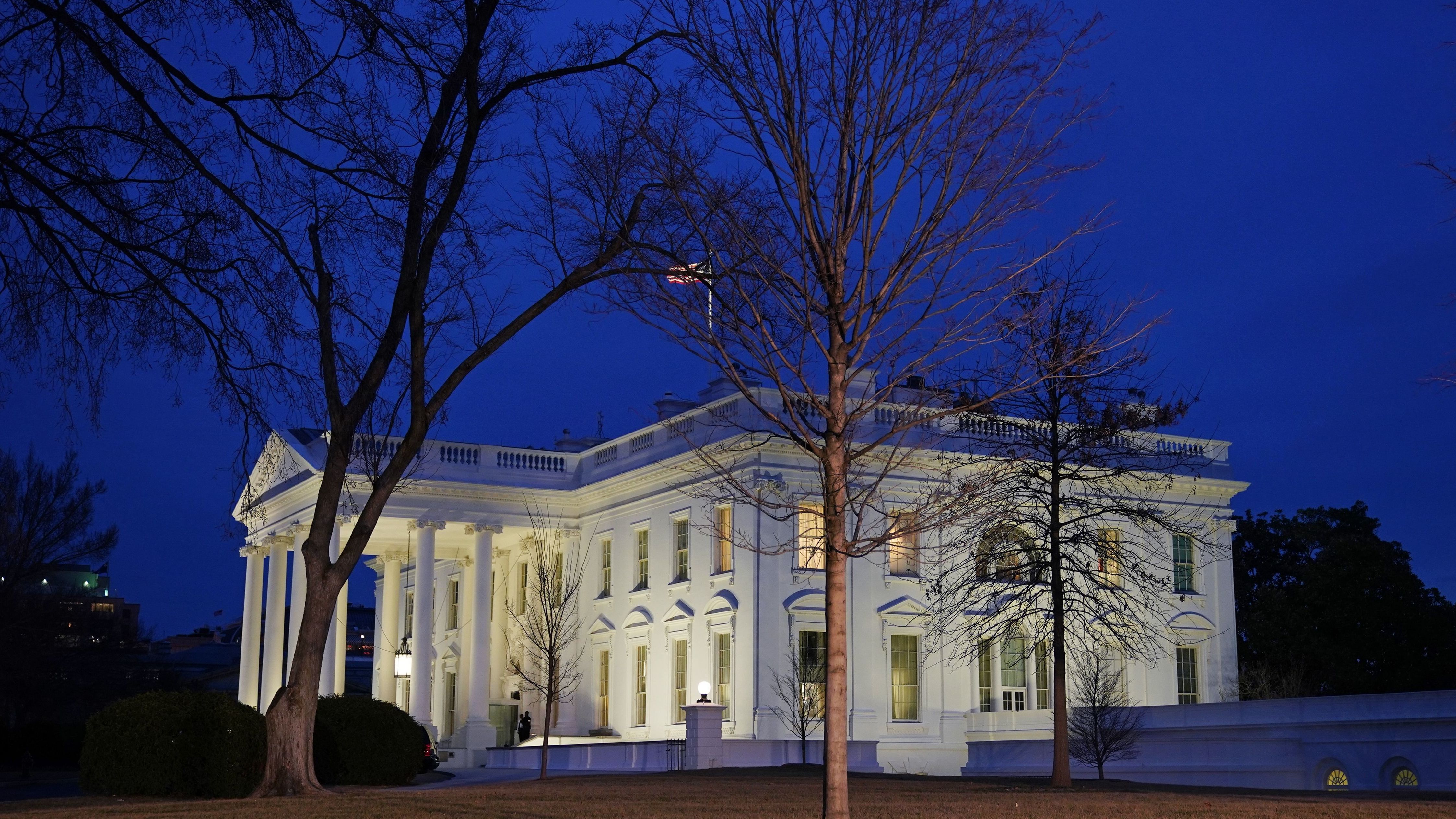 The White House at night last week. President Trump has picked a new ethics chief, who, unlike past appointments, has won praise from experts. (AFP/Getty Images)