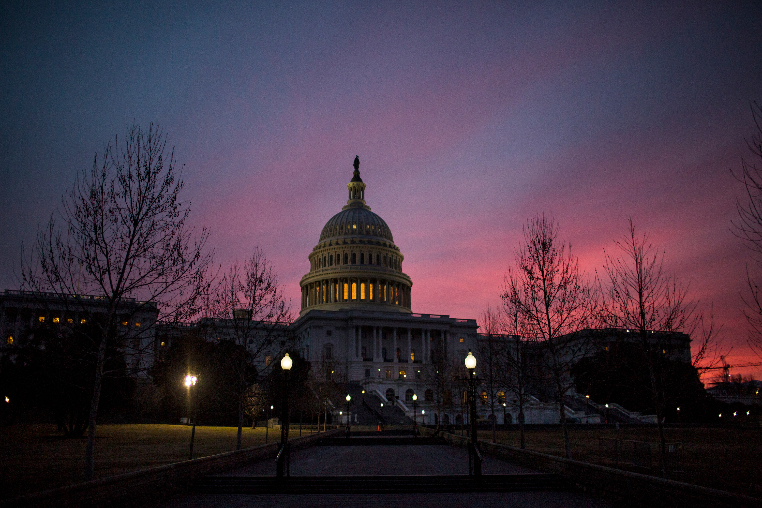 Congress approved a bipartisan budget agreement shortly before sunrise. (Getty Images)