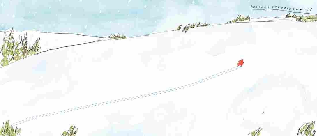 A scene from Matthew Cordell's Wolf in the Snow.