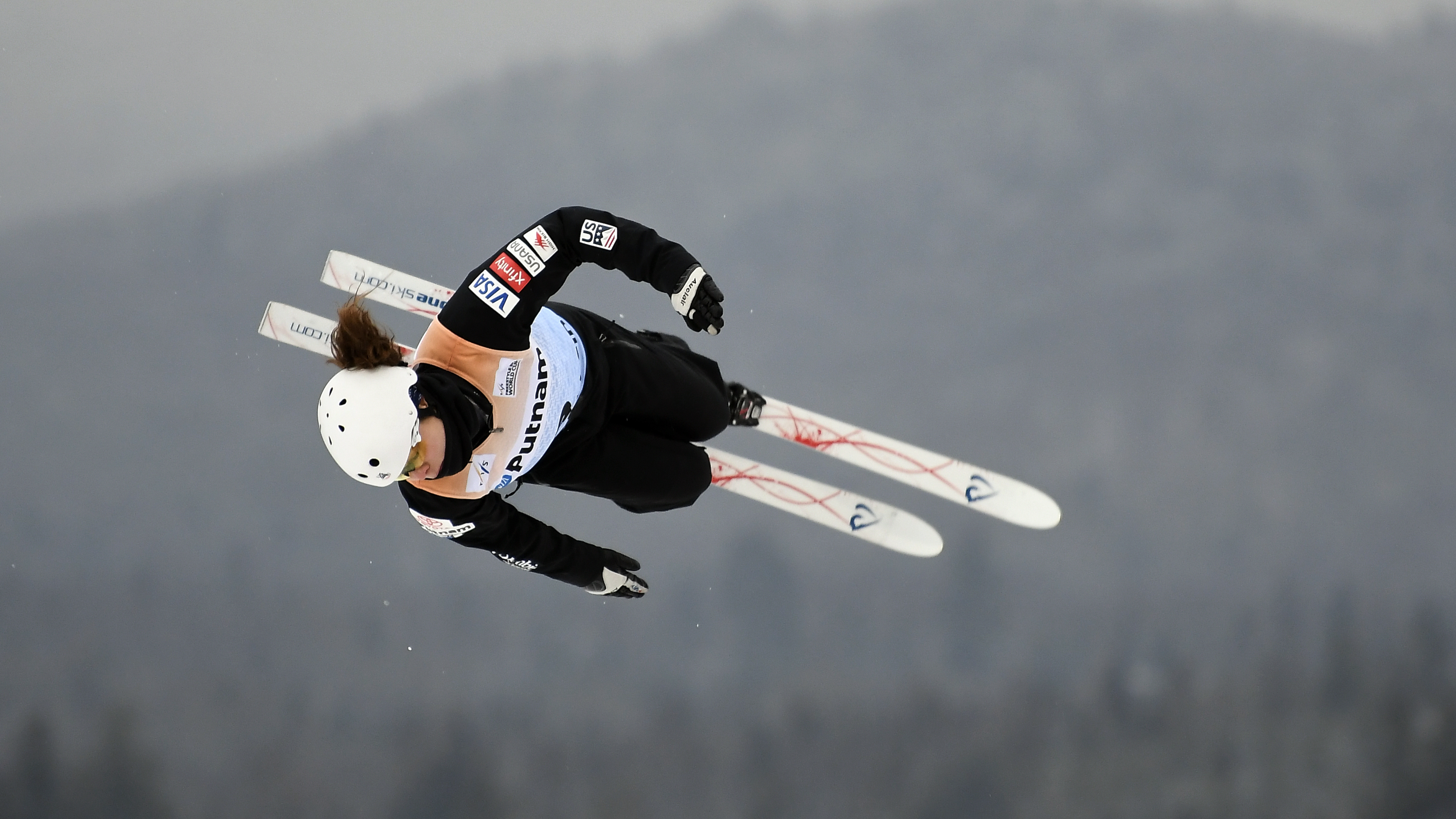 Aerials Skier Ashley Caldwell S Bold Move A Quadruple Twisting Triple Flip The Torch Npr