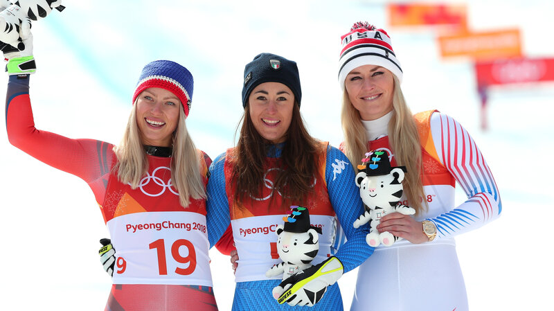 Lindsey Vonn Wins Bronze Medal In Downhill At Pyeongchang Winter