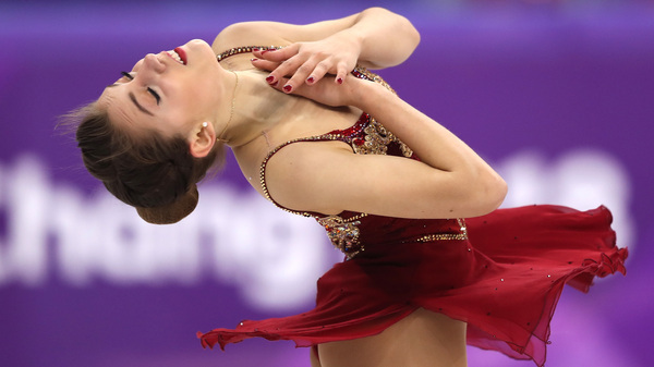 Alexia Paganini of Switzerland competes on Friday. "To know my whole family from Switzerland is watching me," Paganini says, "It