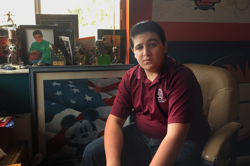 Surviving a shooting at his high school turned Gabe Glassman into a gun-control activist. The Marjory Stoneman Douglas High School sophomore says political activism is his way of coping. (Heidi Pickman/Youth Radio)
