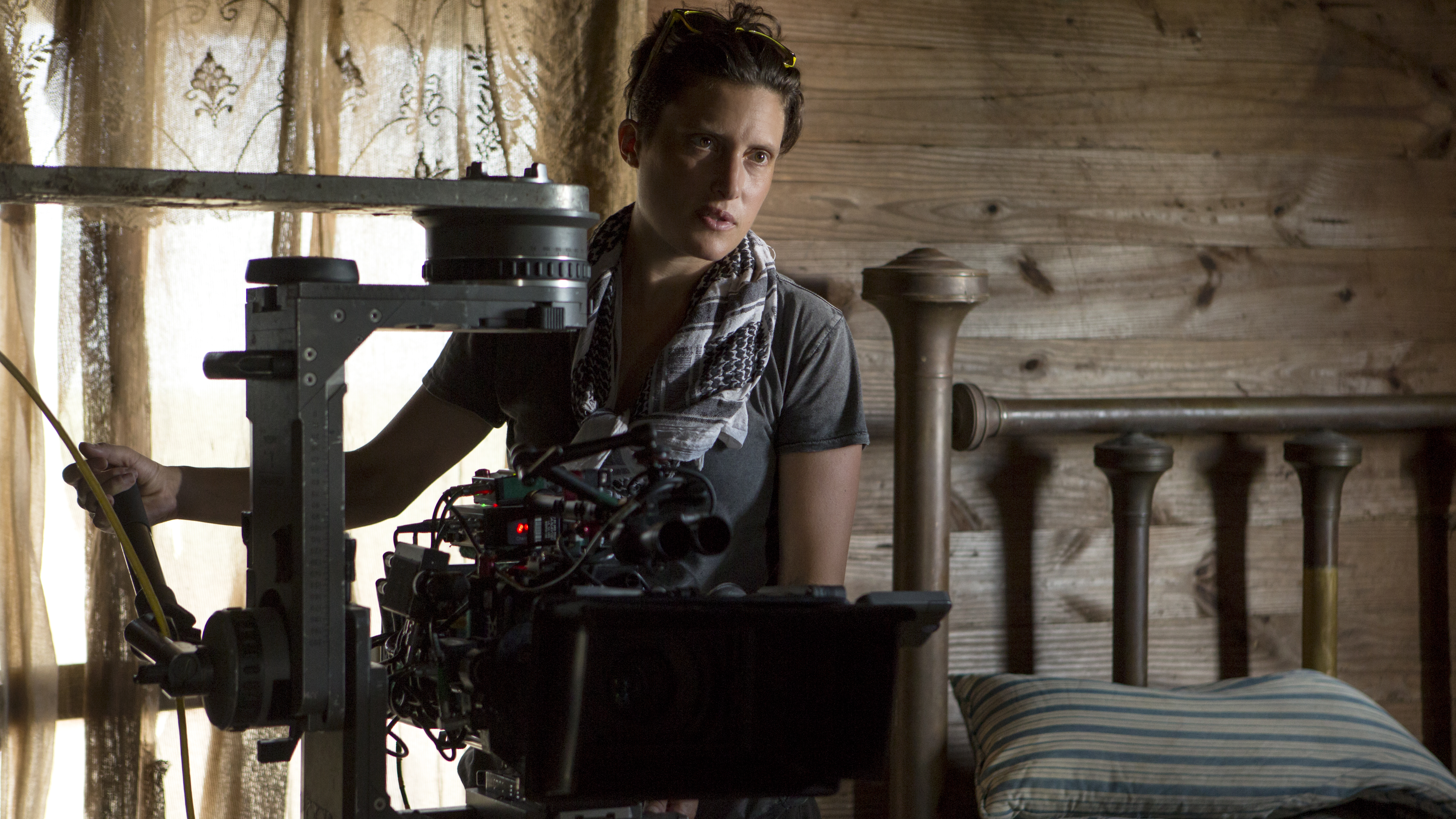 Rachel Morrison, seen here on set for Mudbound, had her big breakthrough with Fruitvale Station in 2013.