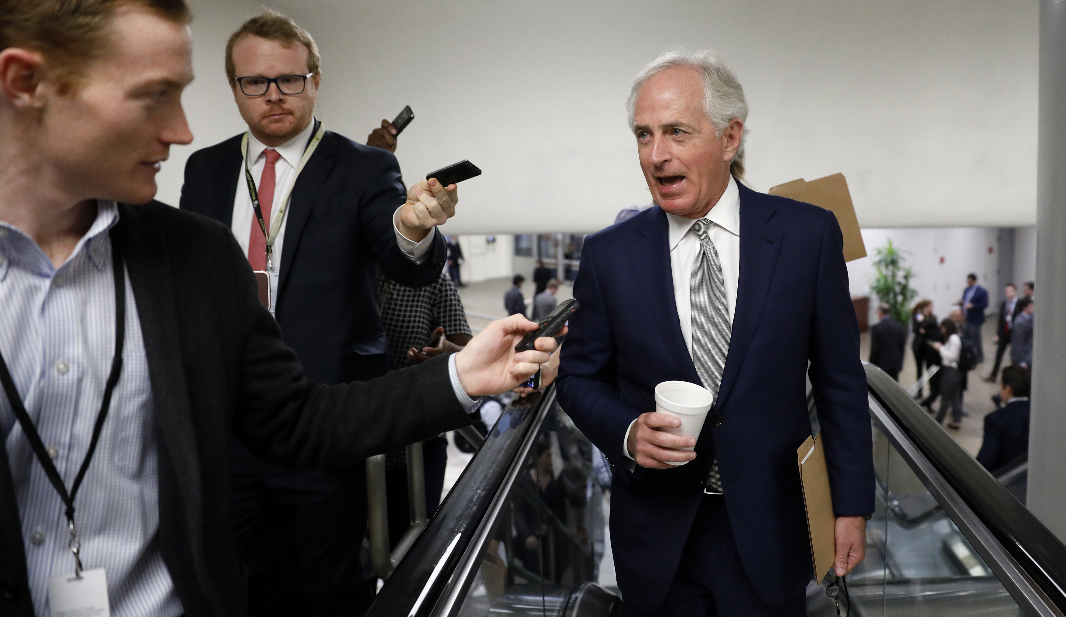 Sen. Bob Corker, R-Tenn., said in September that he would not seek re-election, but then he wavered. On Tuesday, he reconfirmed he would not run. (Getty Images)