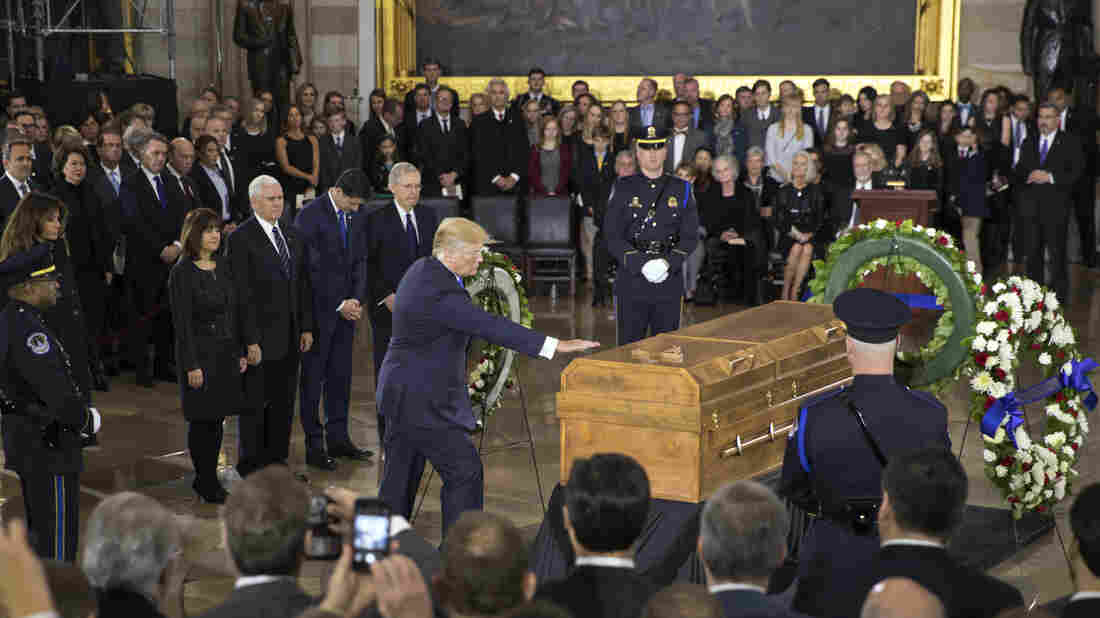 Trump, Congressional Leaders Honor Billy Graham In Rare Capitol Hill ...