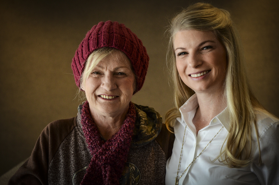 Colorado State Rep. Brittany Pettersen (right) is advocating for more treatment money for opioid addiction, in part because of the substance abuse struggles of her mother, Stacy (left). (Nathaniel Minor/CPR News)