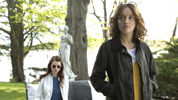 Lily (Anya Taylor-Jo, L) and Amanda (Olivia Cooke, R) hatch a plot to kill a troublesome step-father in Thoroughbreds.