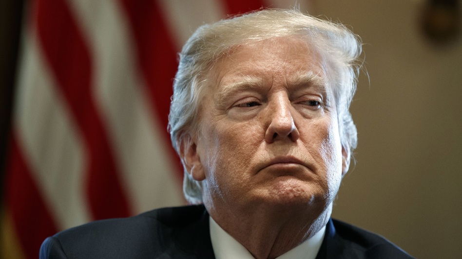 President Trump, shown during a meeting with lawmakers on Jan. 9, has sought to portray the 35-page Steele dossier as Democratic-funded propaganda. (Evan Vucci/AP)